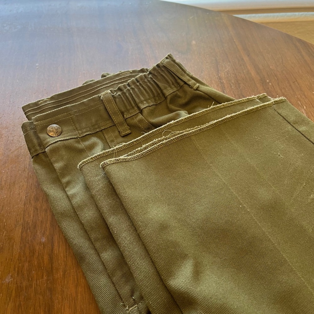 Boy Scouts of America Pants Men's 32 Uniform Pleated Twill Cotton